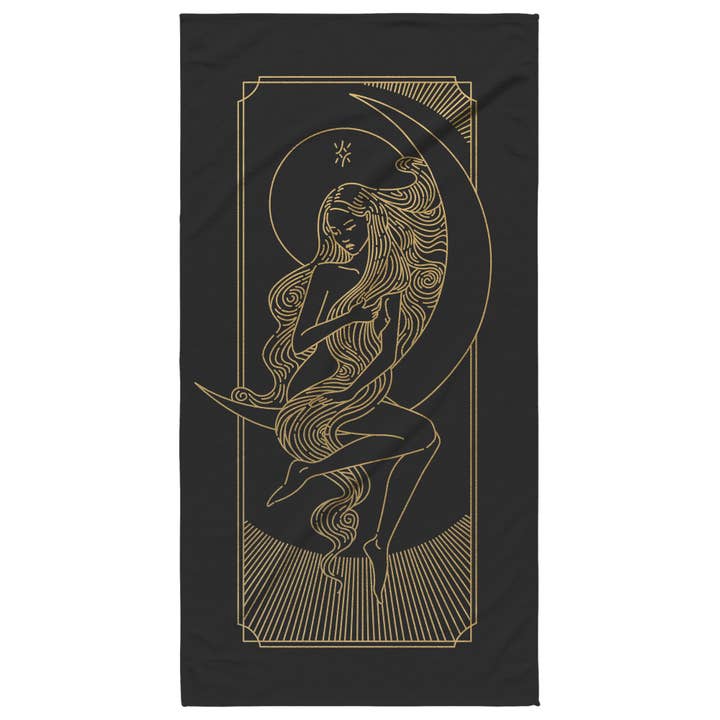 Zodiac Strandtuch - Virgo für den Großhandel von Bleak Boutique