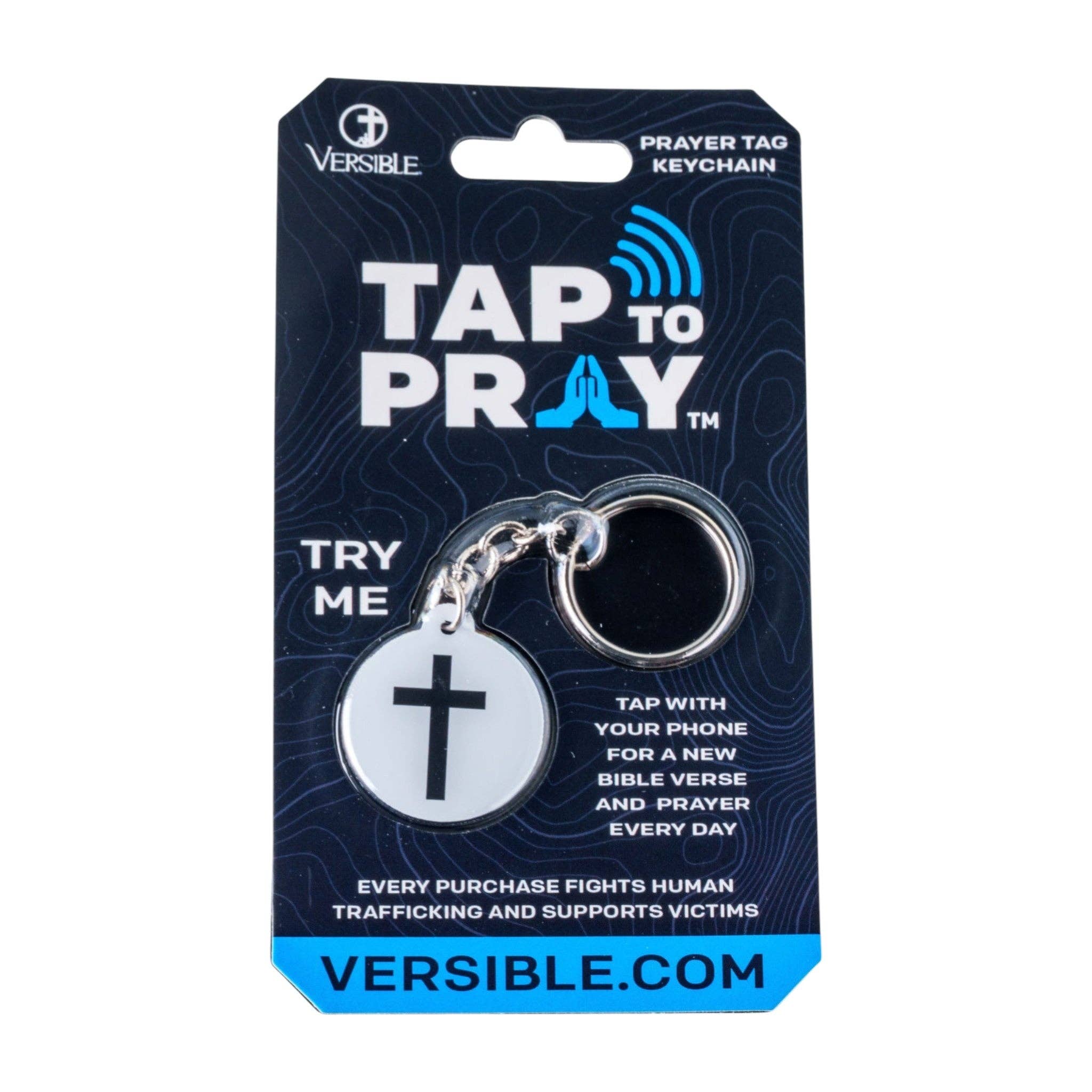 Versible - Wholesale Keychain - Unisex - Tap To Pray® Acrylic Keychain6