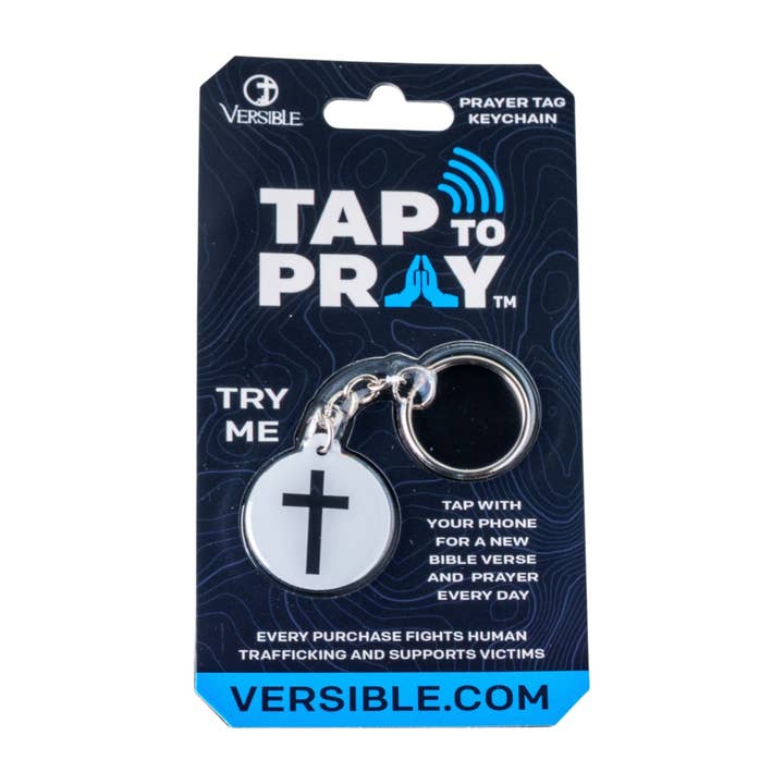 Versible - Wholesale Keychain - Unisex - Tap To Pray® Acrylic Keychain6