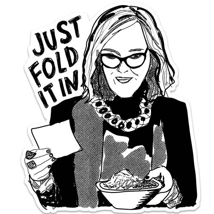 Sticker - Moira Rose Fold It In Cheese -Waterproof Vinyl 3in for wholesale by Megan Lee Designs