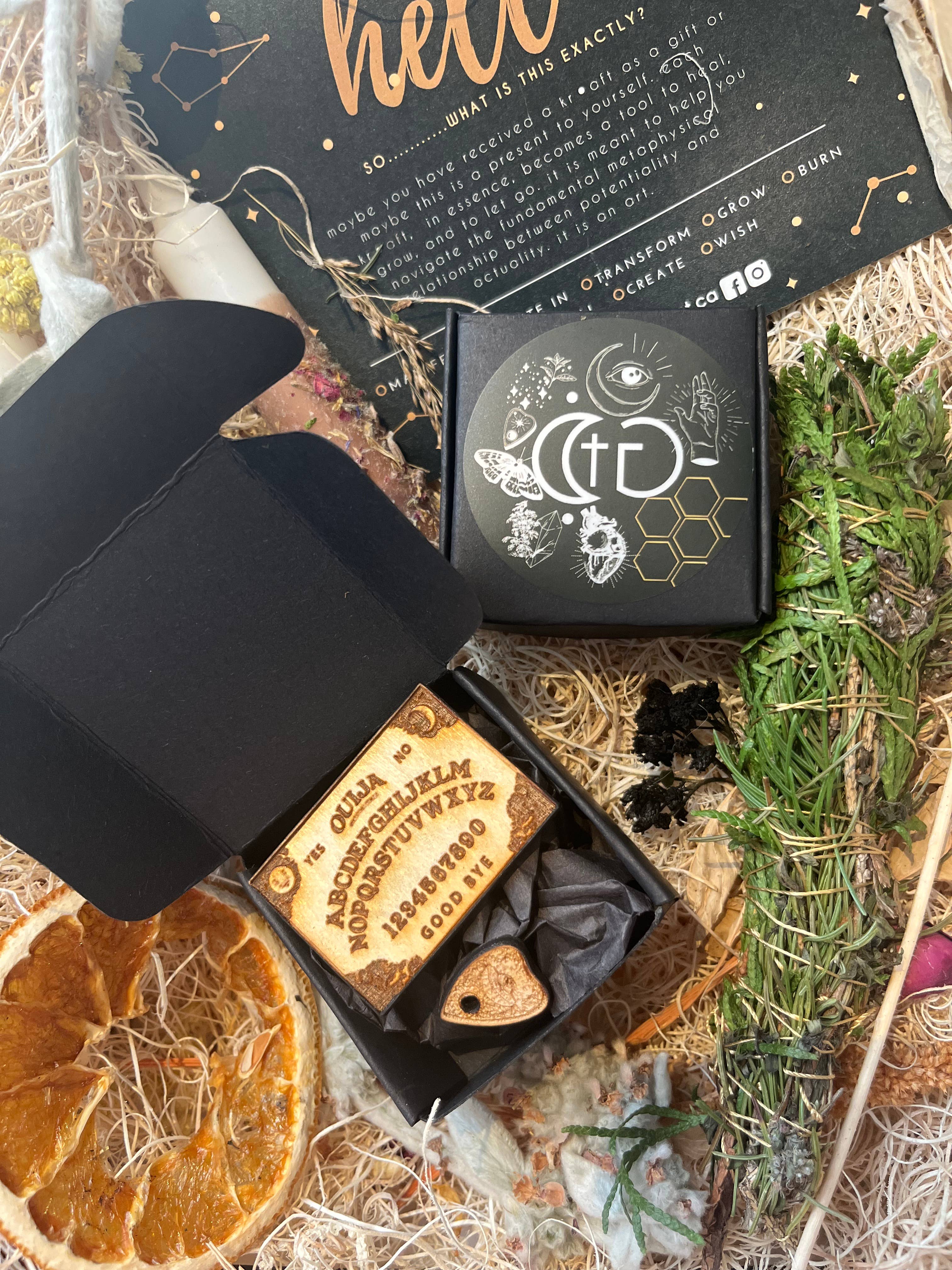 The Chaotic Good (previously The Great Cosmic Trust) - Wholesale Spirit Board - smallest traditional ouija board in a box2