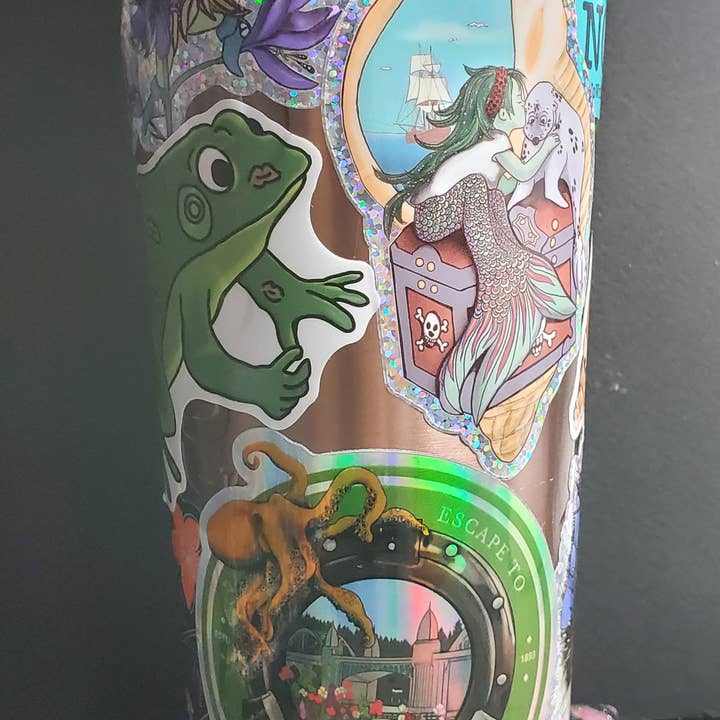 Dragon Art - Wholesale Sticker - Frog Prince Kisses Sticker3