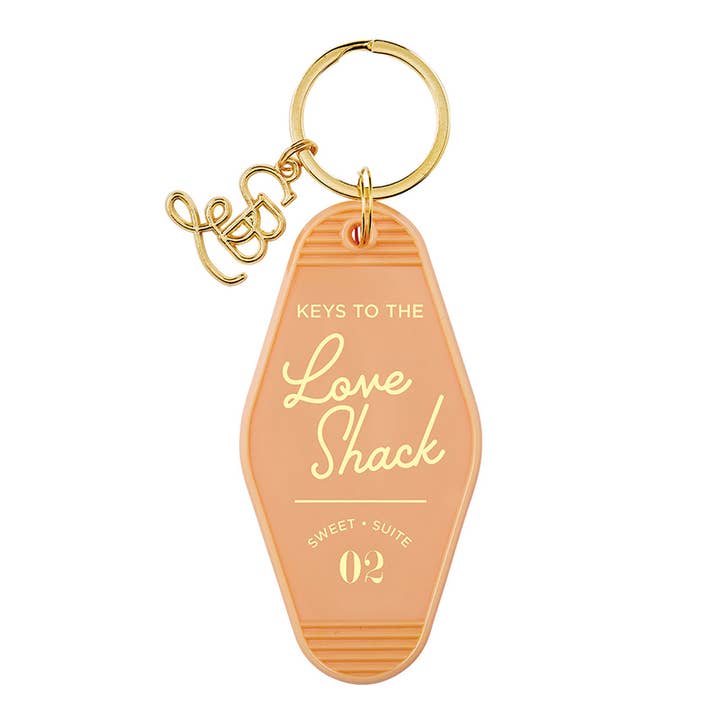 Santa Barbara Design Studio by Creative Brands - Wholesale Keychain - Unisex - Vintage Motel Key Tag - Love Shack