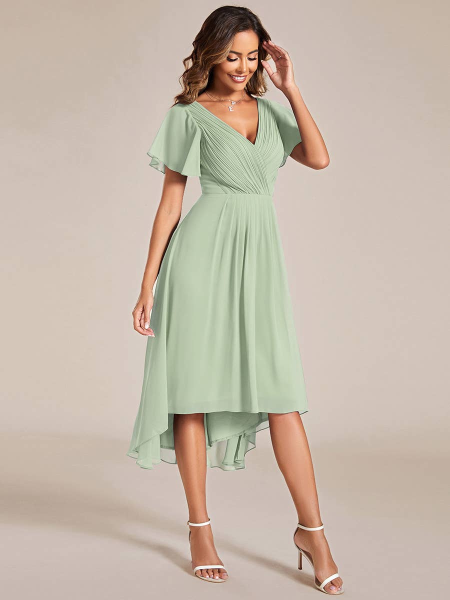 Ever-Pretty – Großhandel Kleid – Damen – Chiffonkleider mit plis­sierten Rüschen für Hochzeitsgäste51