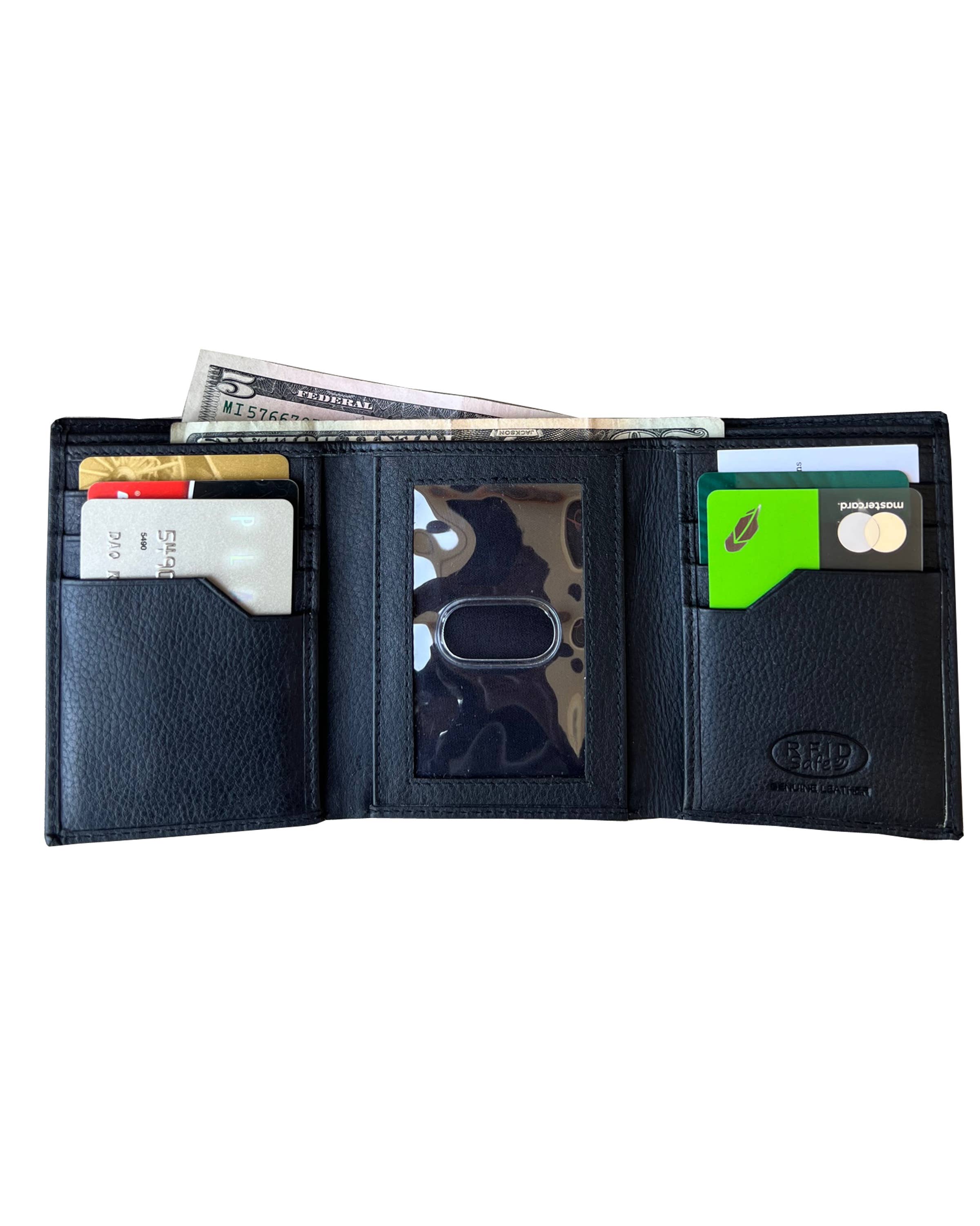 Roma Leathers, Inc. - Wholesale Wallet - Men's - 3126 RF * Cowhide leather tri-fold wallet1