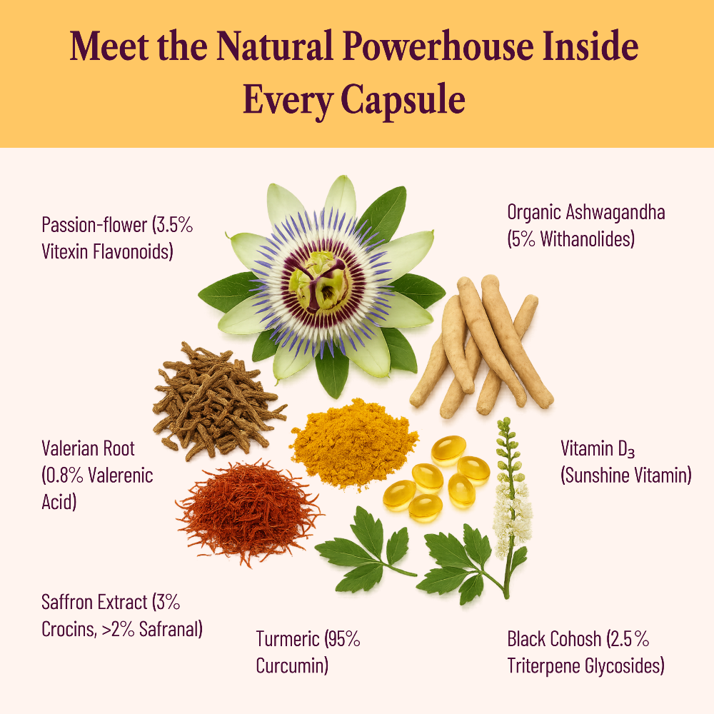 SEASON34 - Wholesale Oral Supplement/Vitamin - Menopause Sleep Support – Night Sweats Related Awakenings4