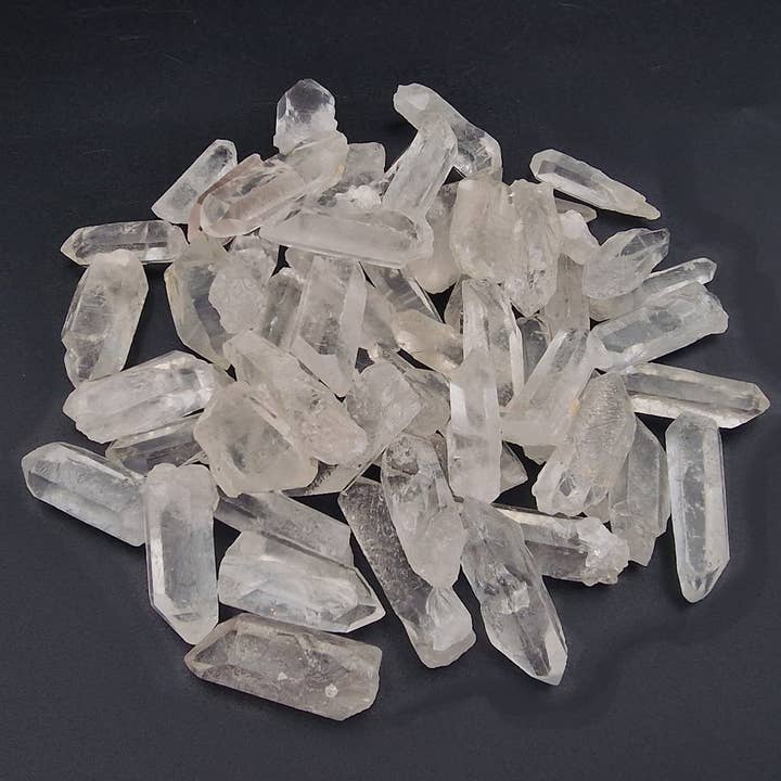 Rock Quartz Crystal Points 3-4cm 500gram for wholesale by Shamans Crystal