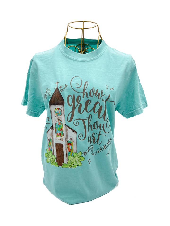 Rachel Brooks Design, LLC - Wholesale Shirt - Women's - How Great Thou Art Easter T-shirt - 0221