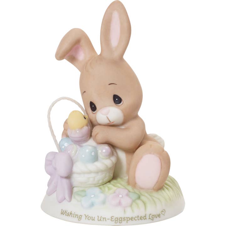 Precious Moments - Wholesale Decorative Figurine - Precious Moments Bunny With Basket Figurine