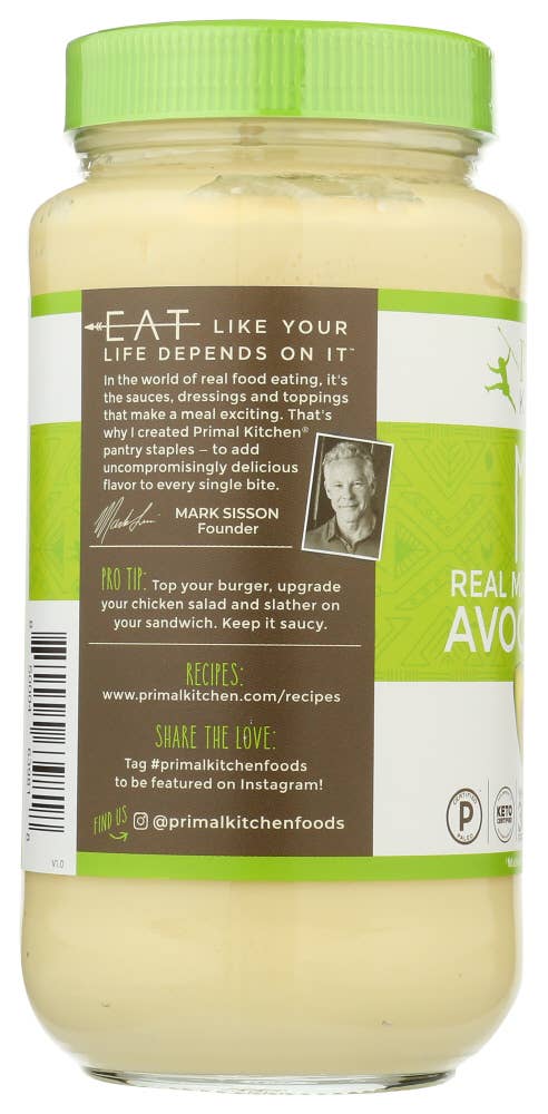 KeHE Distributors, LLC - Vente Mayonnaise - Mayo Primal Kitchen à l'huile d'avocat 24 oz3