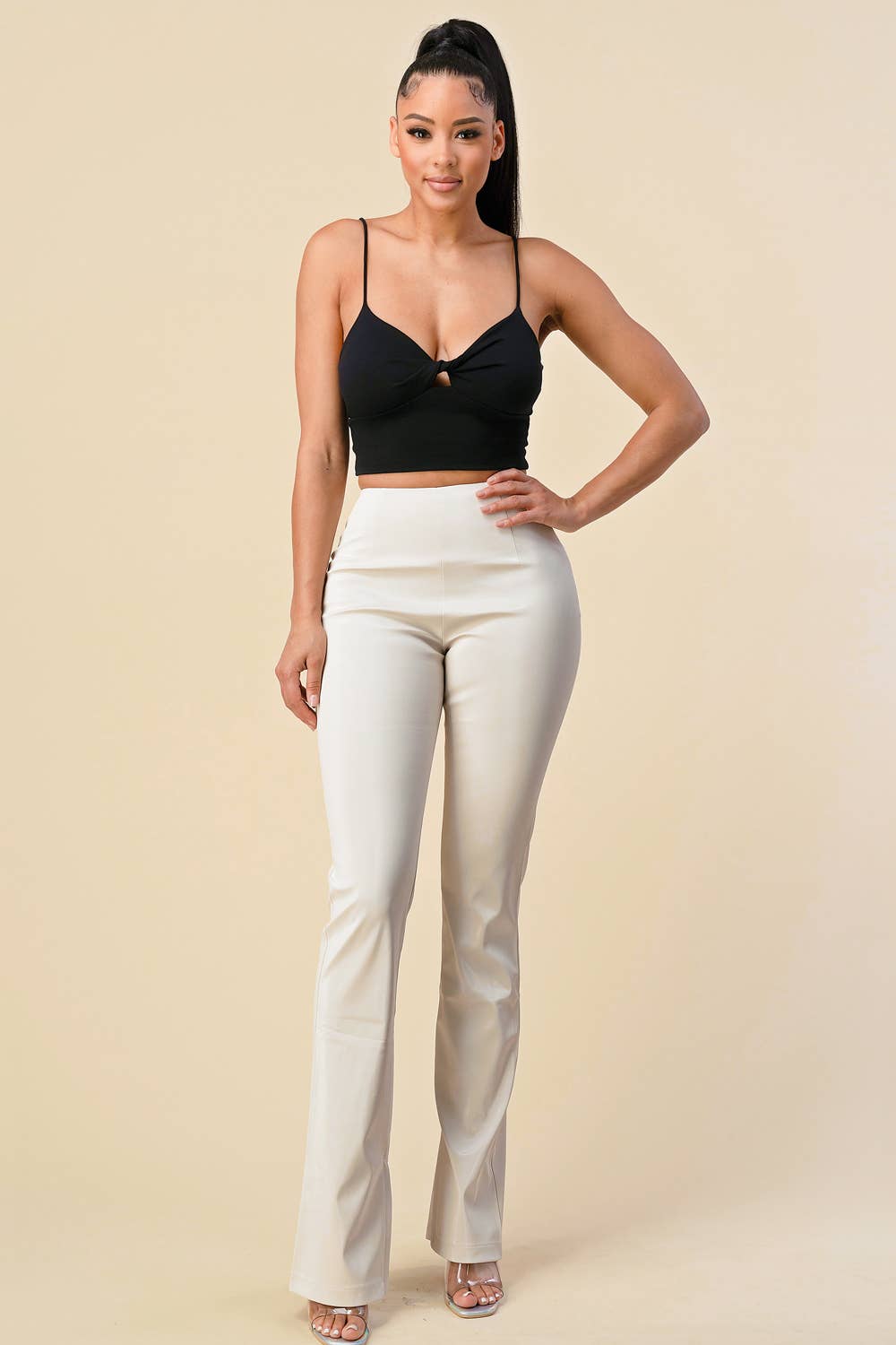 The Sang - Wholesale Broek - Dames - SP43080521 - BROEK VAN IMITATIELEER23