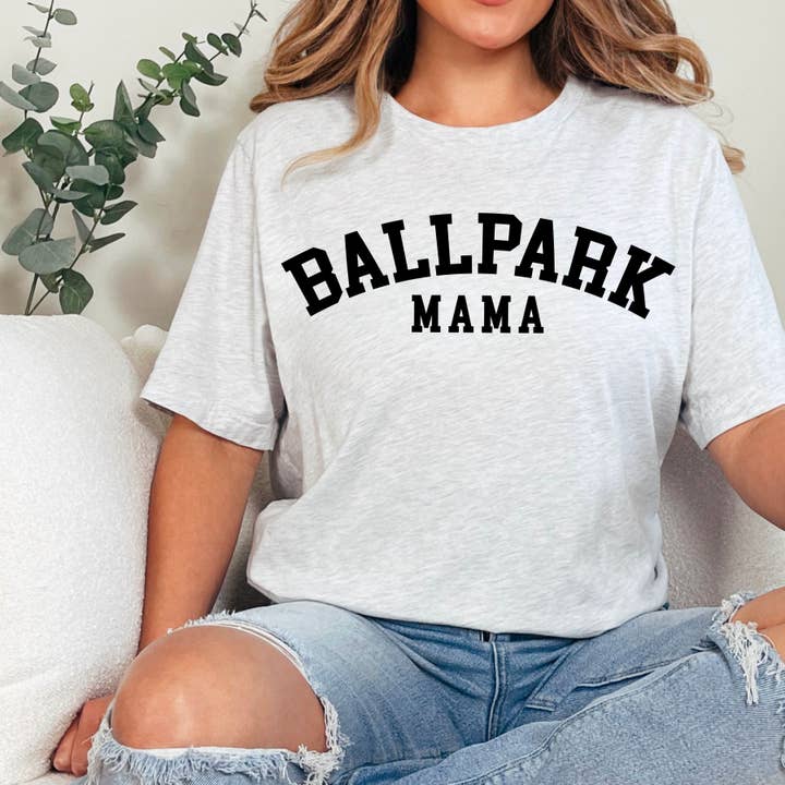 Shoppe SHC - Wholesale T-Shirt (Graphic) - Women's - Ballpark Mama Graphic Shirt | Gameday Shirt | Gildan  1