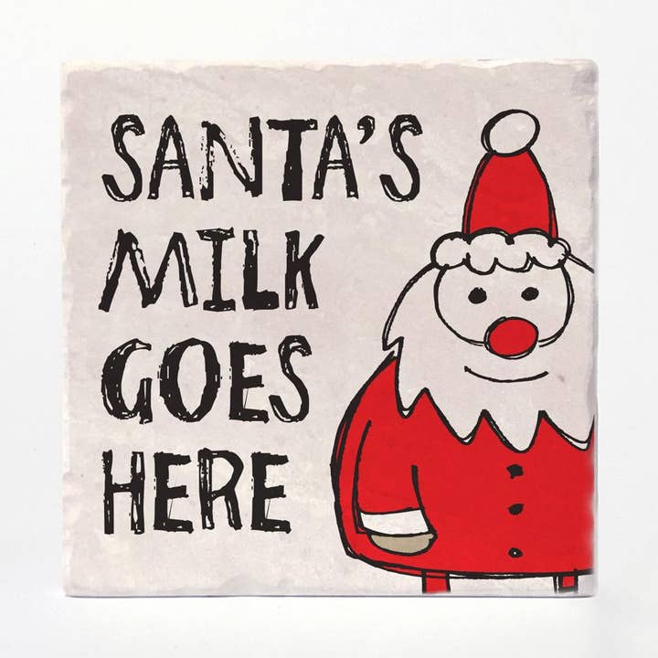Versatile Coasters Canada - Wholesale Coasters - Santa's Milk Coasters