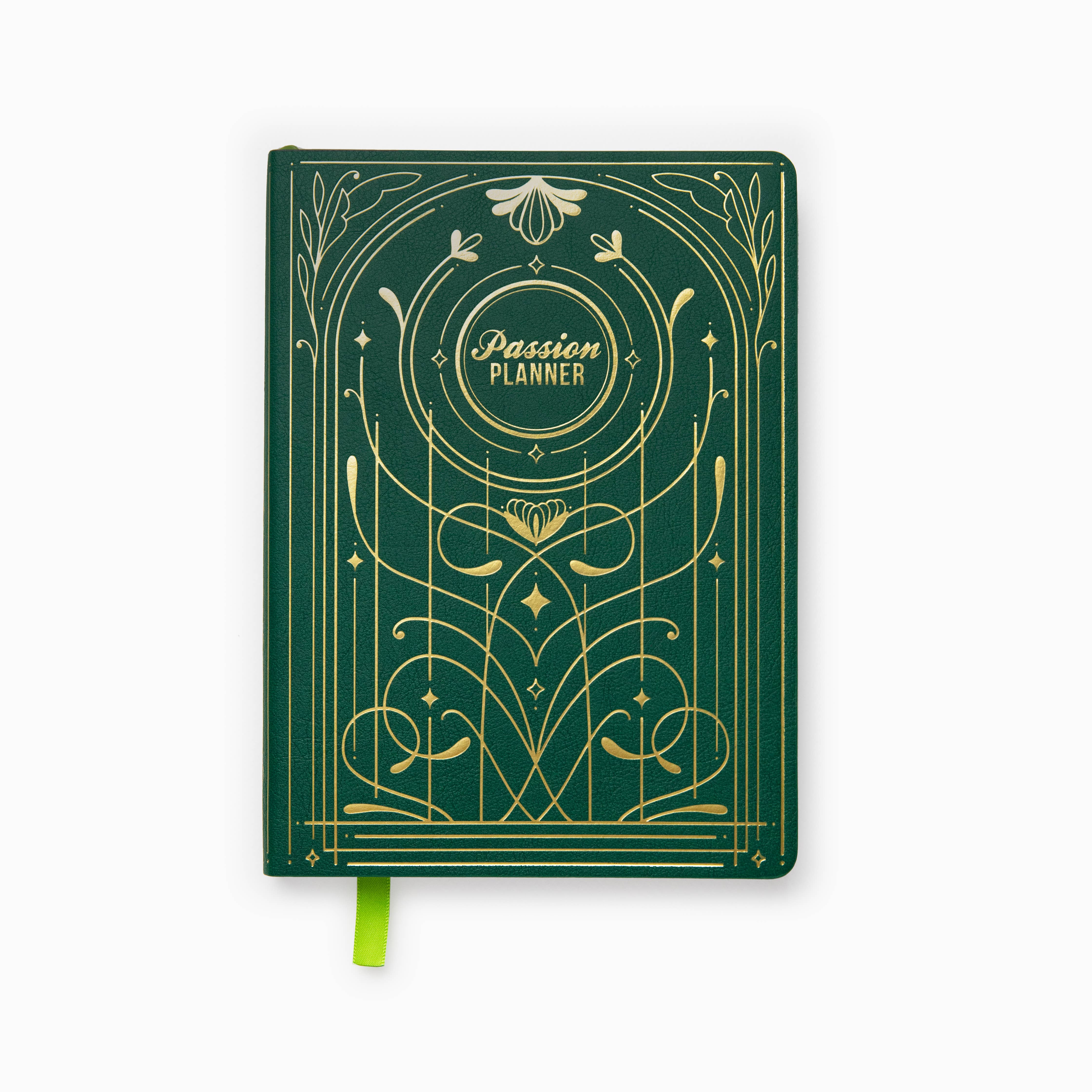 Weekly 2024 Planner, Evergreen Gilded Magic