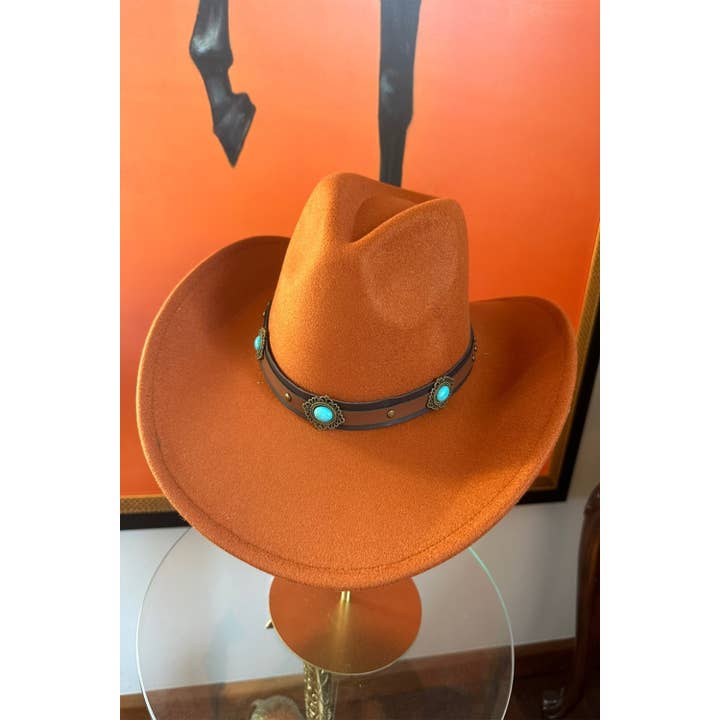 One and Only Accessories – wholesale Cowboy Hat – Women’s – Premium Quality Best Seller Vegan Cattlemen Cowboy hat lea9