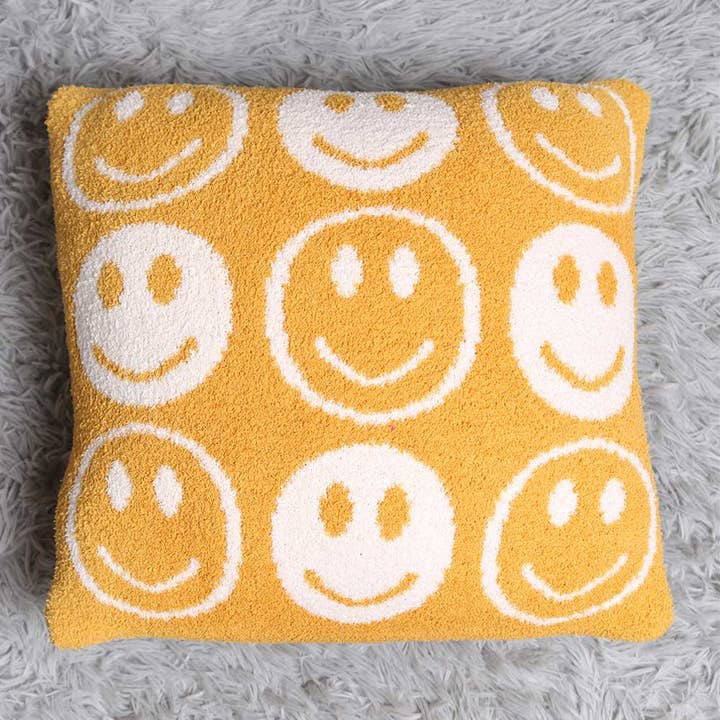 Sensibling Corp. - Vendita all'ingrosso Fodera cuscino decorativo - Copricuscino con Motivo Sorriso11