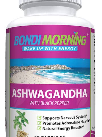 Ashwagandha, 60 Capsules for wholesale by Bondi Morning