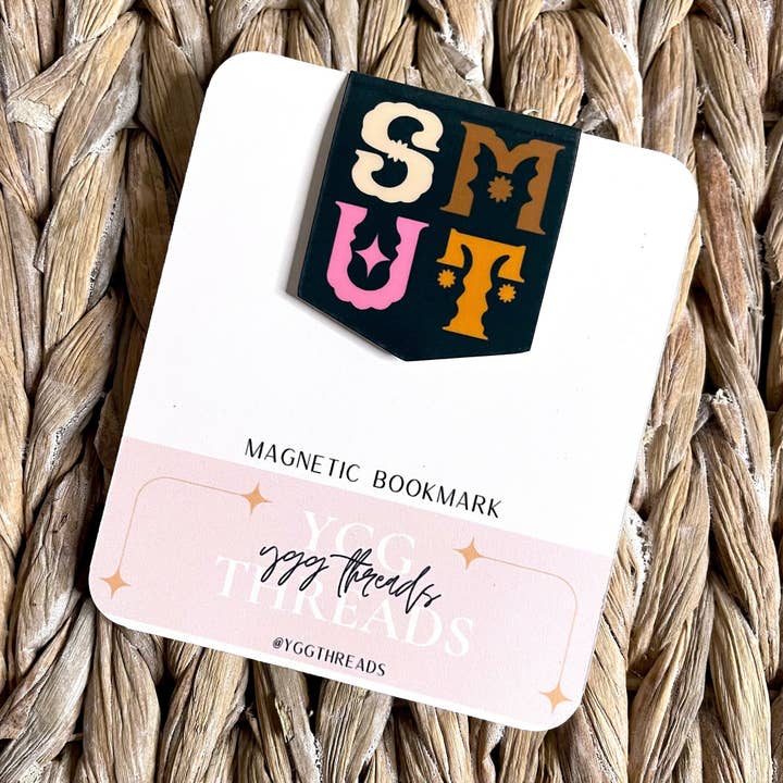 YGG Threads - Wholesale Bookmark - Smut Spicy Romance Lover Typography | Magnetic Bookmark