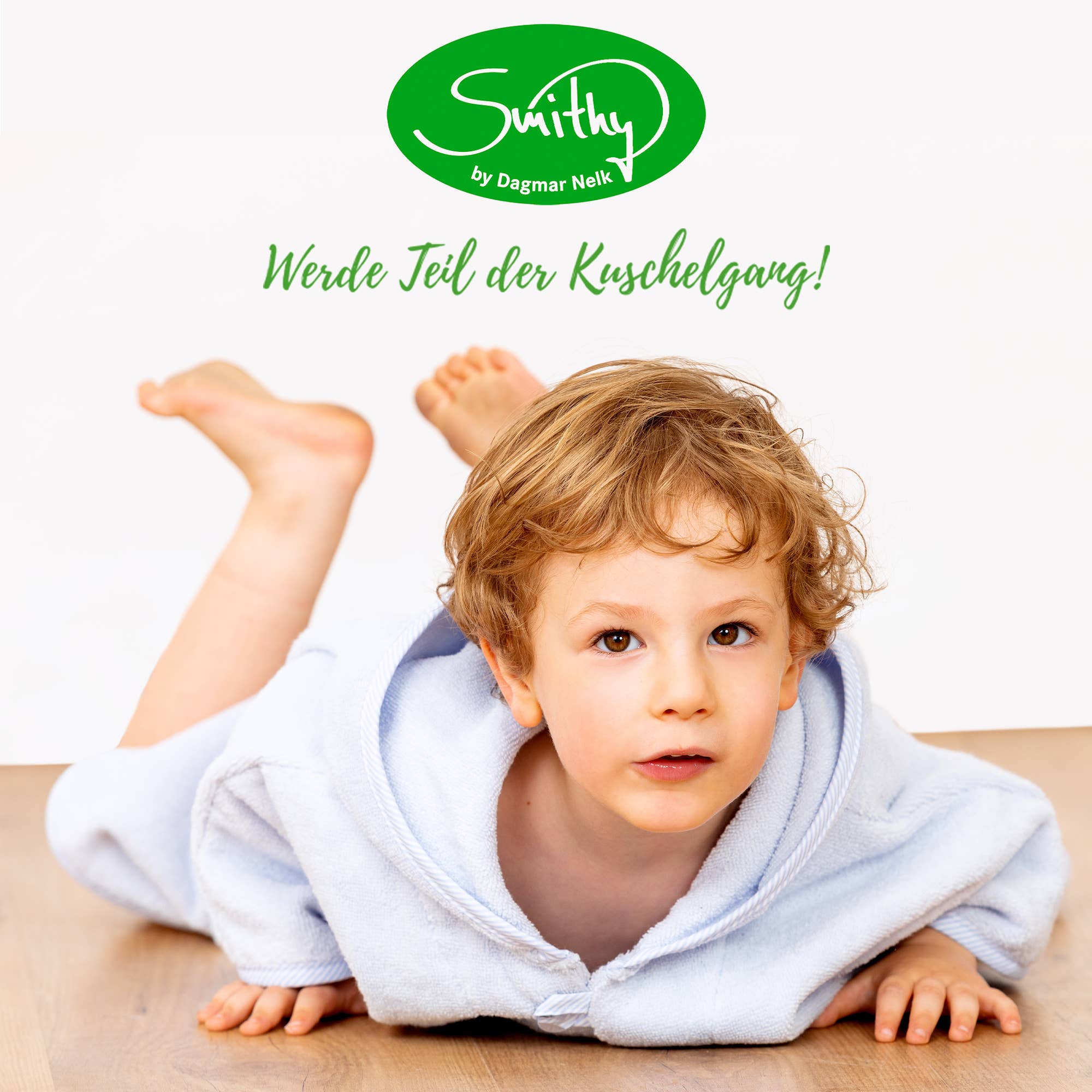 Smithy by Dagmar Nelk – Engroshandel Håndklæde med hætte - Børn og baby – Badeponcho Laster i premium bomuld, blå7