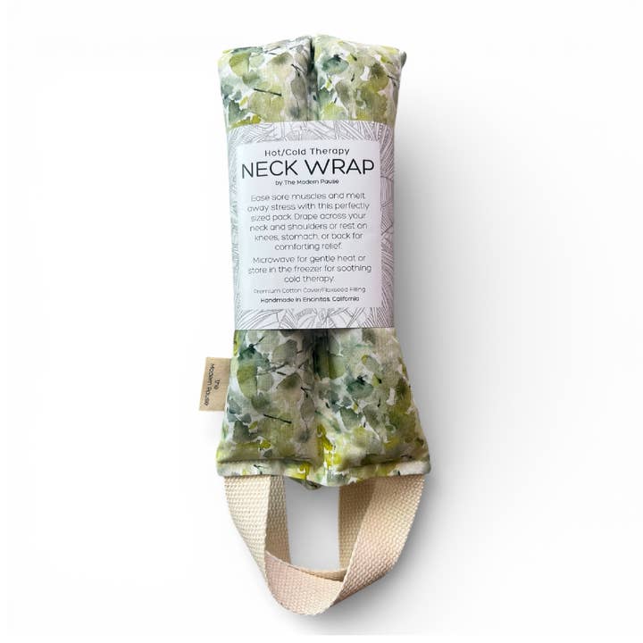 Neck Wrap - Watercolor Leaves for wholesale by The Modern Pause