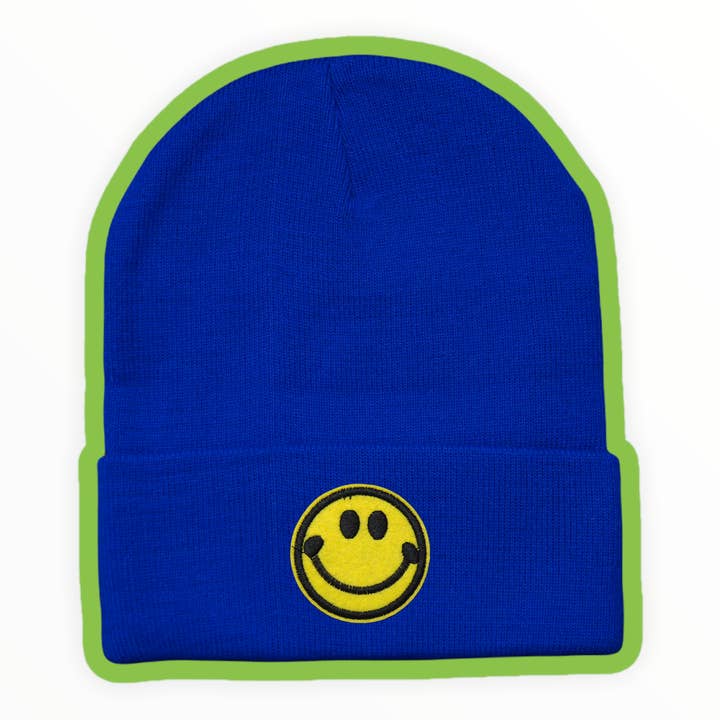 SOI STUDIO - Wholesale Beanie - Dames - Smiley Patch Beanie2