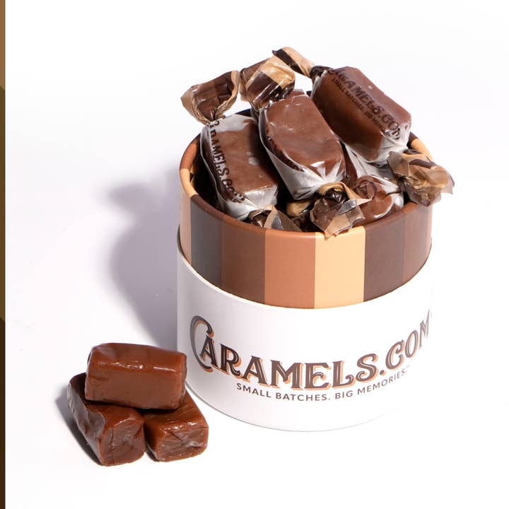 Chocolate Brownie Caramels Soft Chew - (6oz Tube) for wholesale by Licorice.com | Caramels.com | Taffy.com