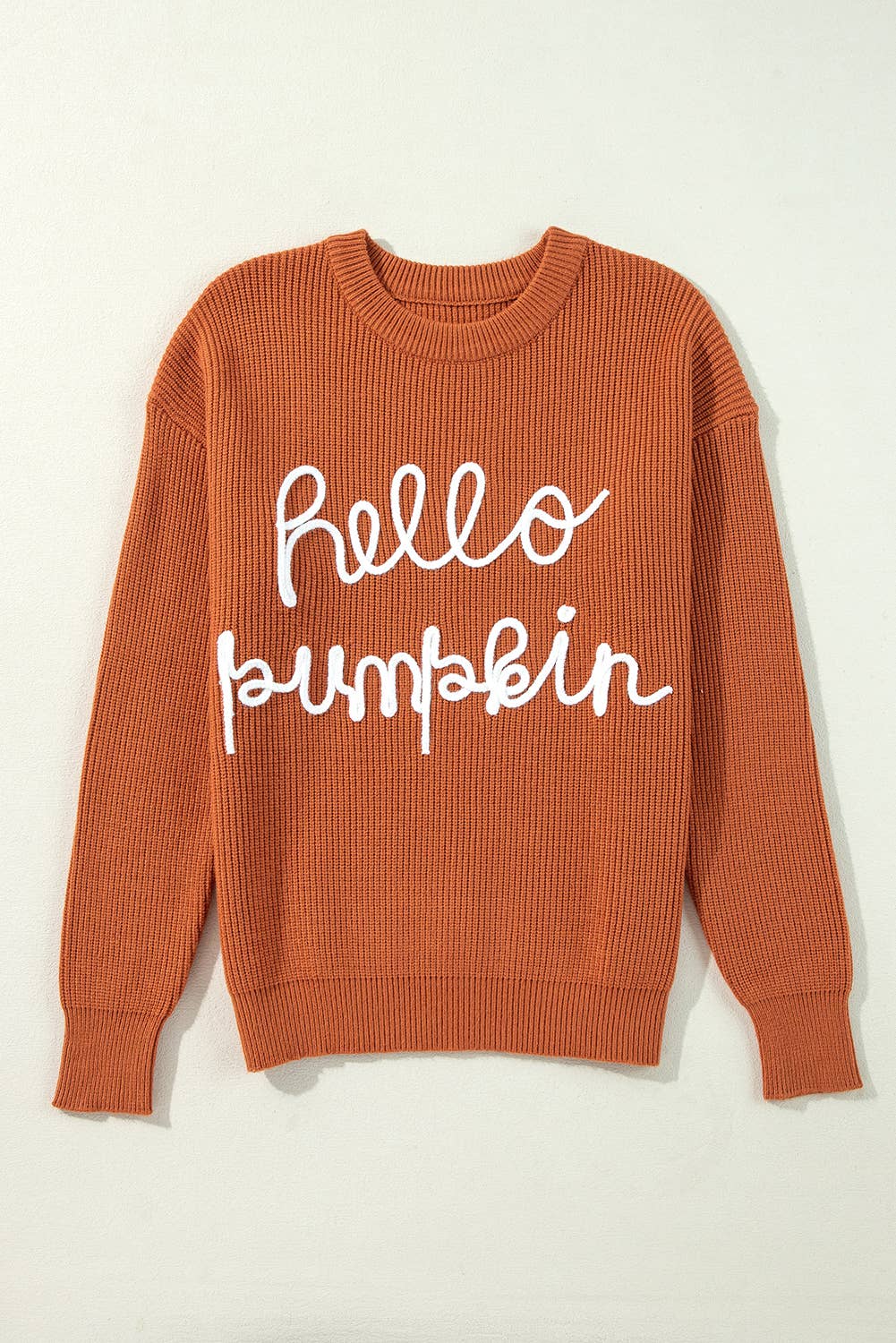 Babs + Birdie - Wholesale Knit Sweater - Women's - Hello Pumpkin Graphic Sweater0