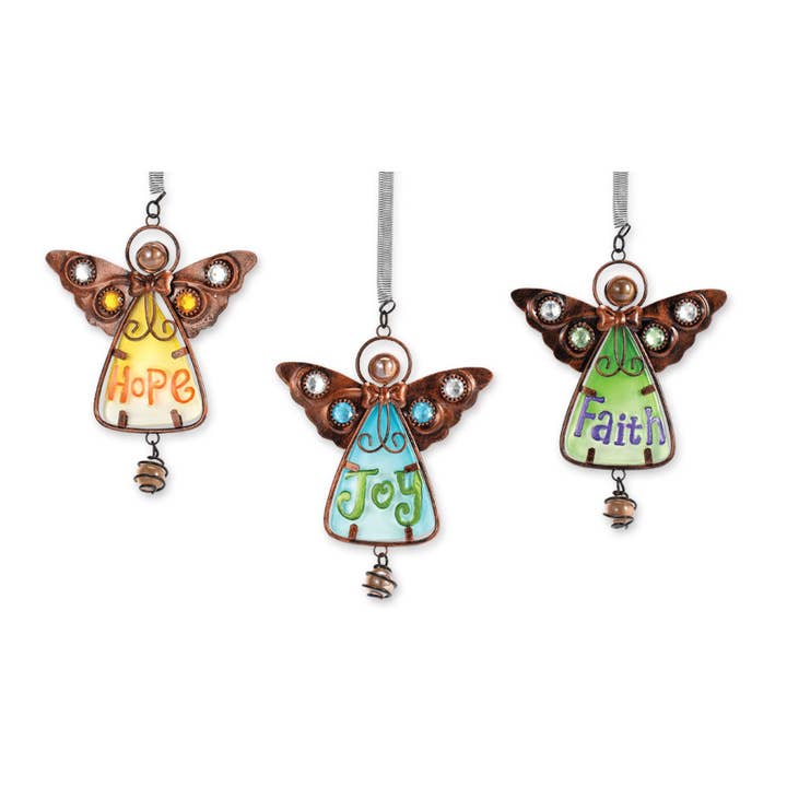 Benedizioni angeliche, fede, speranza e gioia - Bouncy's per la vendita all'ingrosso da parte di Sunset Vista Designs