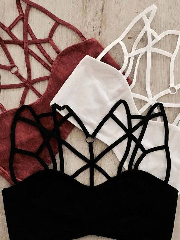 2890 Cage Bralette for wholesale by Mauve and Mallow Clothing Co