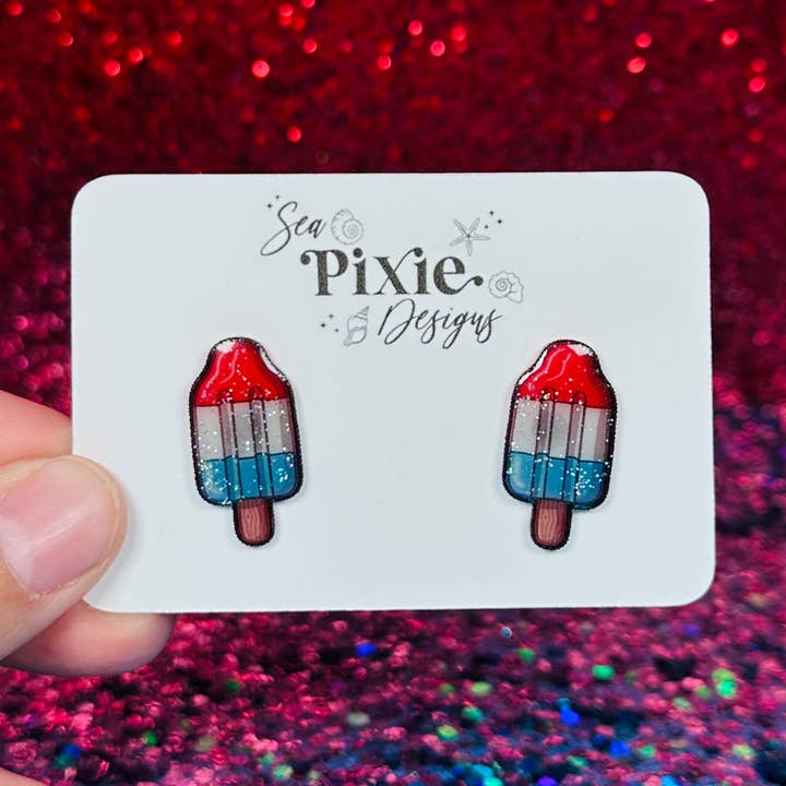 Bomb Popsicle Fourth of July Summer Holiday Stud Earrings and other Purchase Wholesale scatole plexiglass bomboniere. Free Returns & Net 60 Terms on Faire trending on Faire.