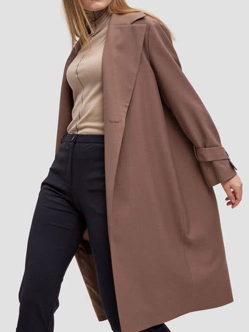Jovie oversized trenchcoat voor wholesale door NAP
