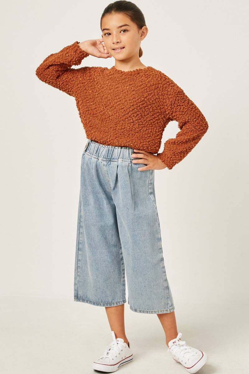 Hayden LA – Engroshandel Sweater - Børn – Piger Popcorn Strik Pullover Sweater3