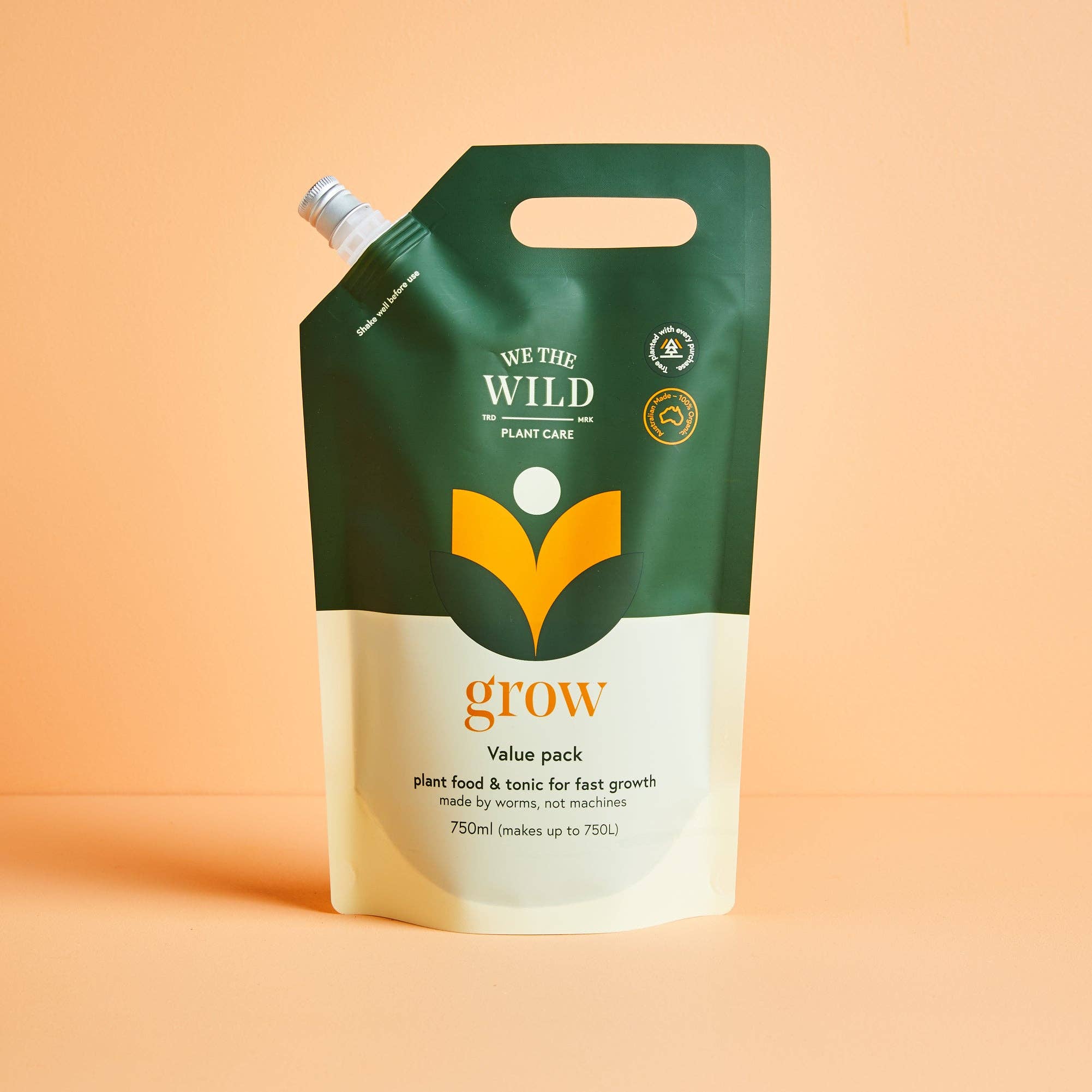 We the Wild Plant Care - Australia - Wholesale Fertiliser - Grow Value Pack 750ml - Case of 6