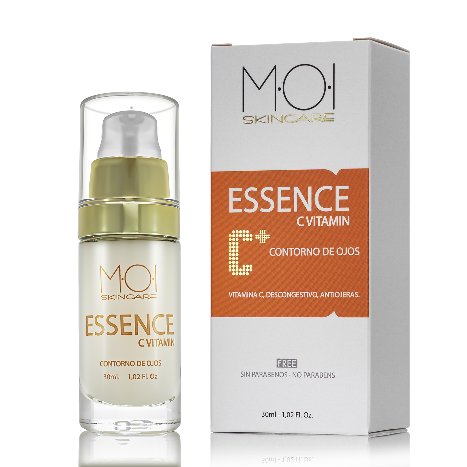 sesioMWorld - M·O·I Professional - Venta al por mayor Cremas/geles para los ojos - ESSENCE Contorno de ojos antiojeras Vitamina C 30ml M·O·I SK0