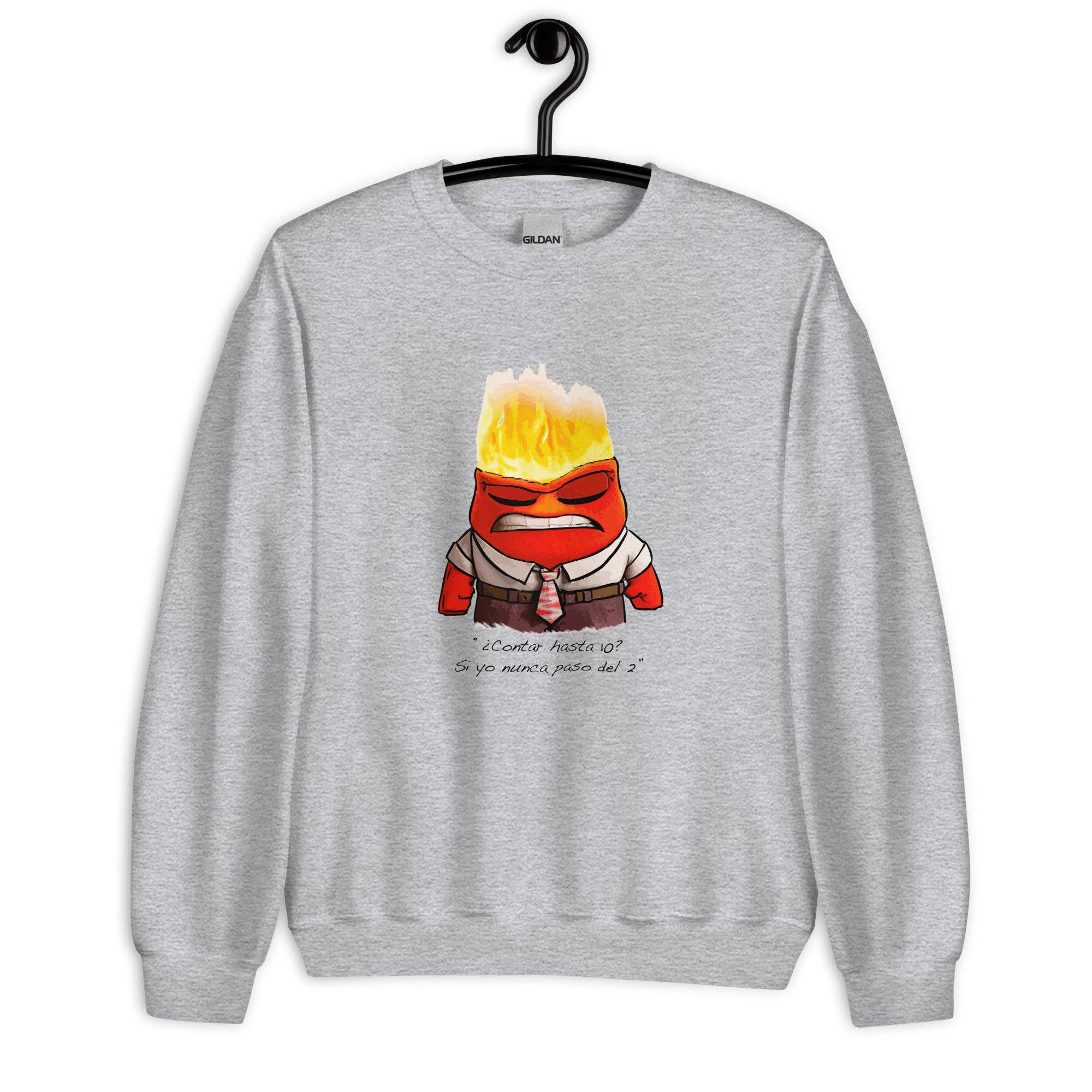 El loco del Pelo Rizo - Wholesale Graphic Sweatshirt - Unisex - Ira sweatshirt0