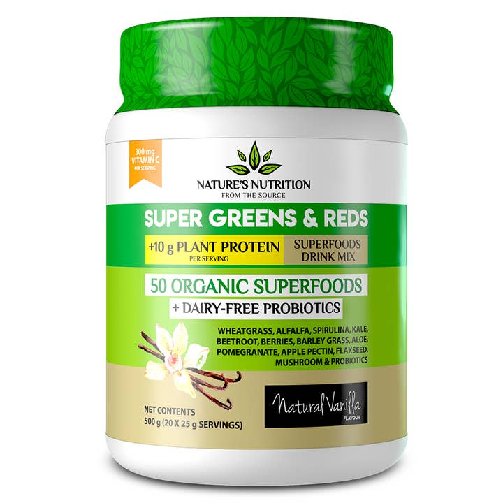 Supergeens Ekologisk blandning Probiotics Natural Vanilj 500g för wholesale av Beauty Gen