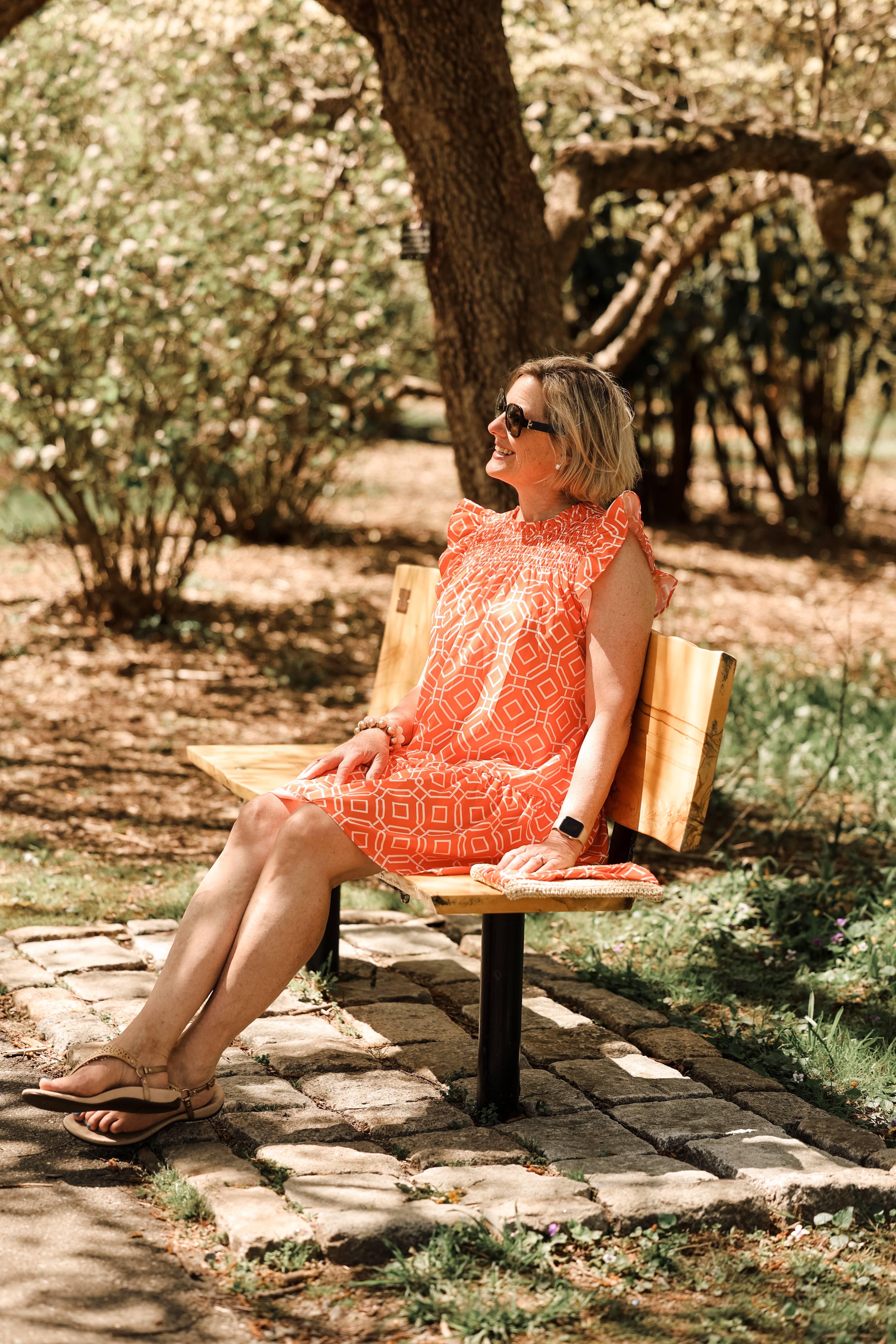 Top It Off - Wholesale Dress - Women's - Lola Printed Lightweight Dress - Fall & Resort - On Sale6