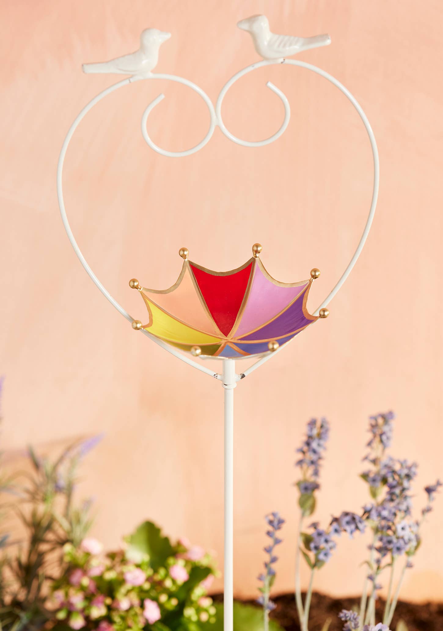 Namaste – wholesale Bird feeder – Rainbow Bird Feeder Spike1