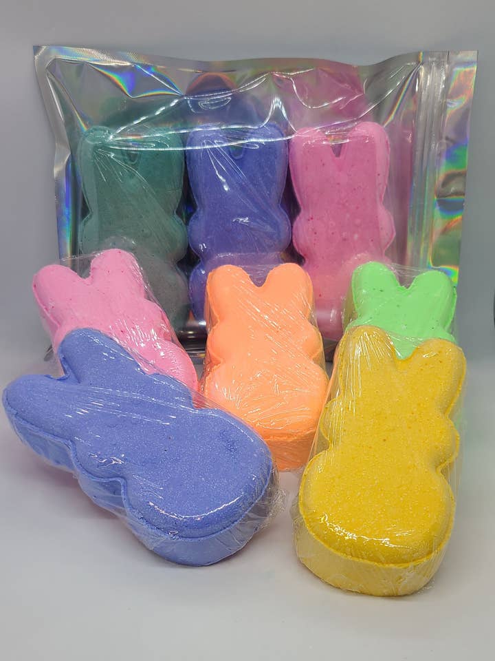 Bubbles Sassy Bubbles Bunny Fizzie Bath Bomba para Criança, Cesto de Páscoa por atacado de Sassy Bubbles