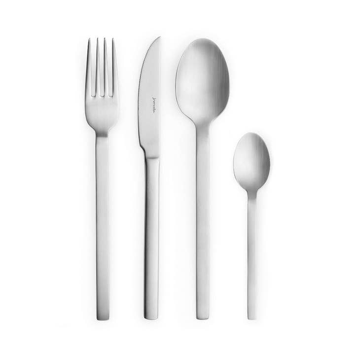 Jomafe - Wholesale Assorted cutlery set - Linea Cutlery Set 16 Brushed Silver Stainless steel0