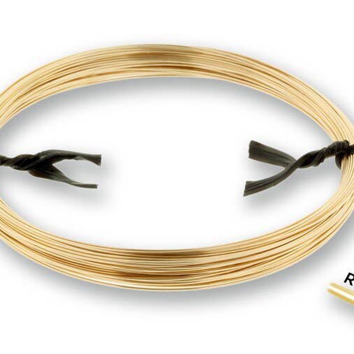 14Kt Gold Filled 21 Gauge Half Hard Round Wire - 1ozt for wholesale by Plazko