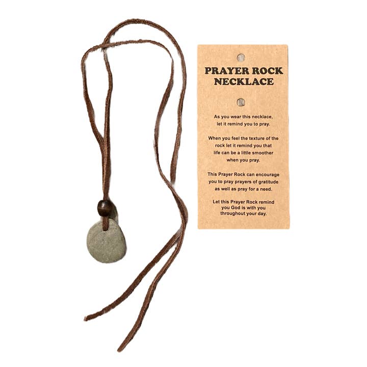 Joshua Jar - Wholesale Pendant/Charm Necklace - Prayer Rock Necklaces