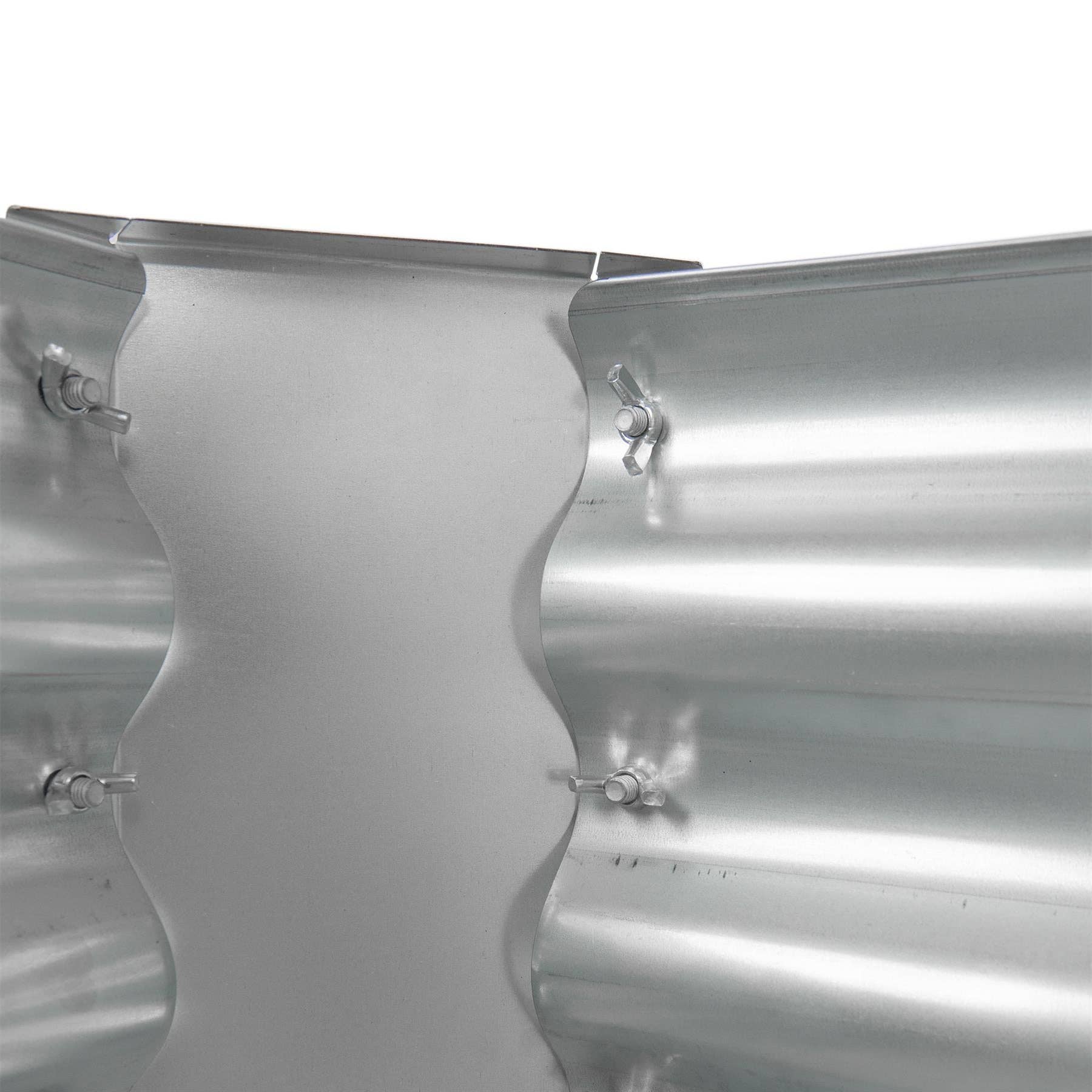 Rinkit Ltd – Großhandel Hochbeet – 60 cm x 60 cm quadratisches Hochbeet aus verzinktem Stahl – von Harbour Housewares2