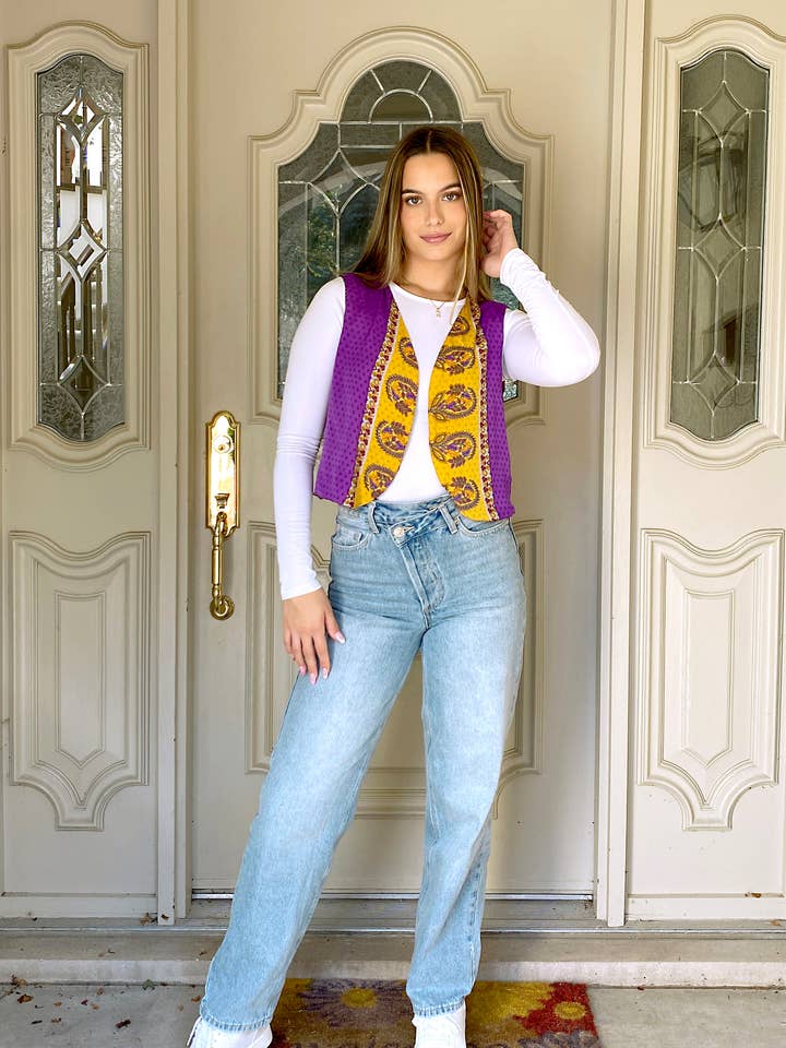 Colete Reversível Ziggy - Upcycled por atacado de Guru