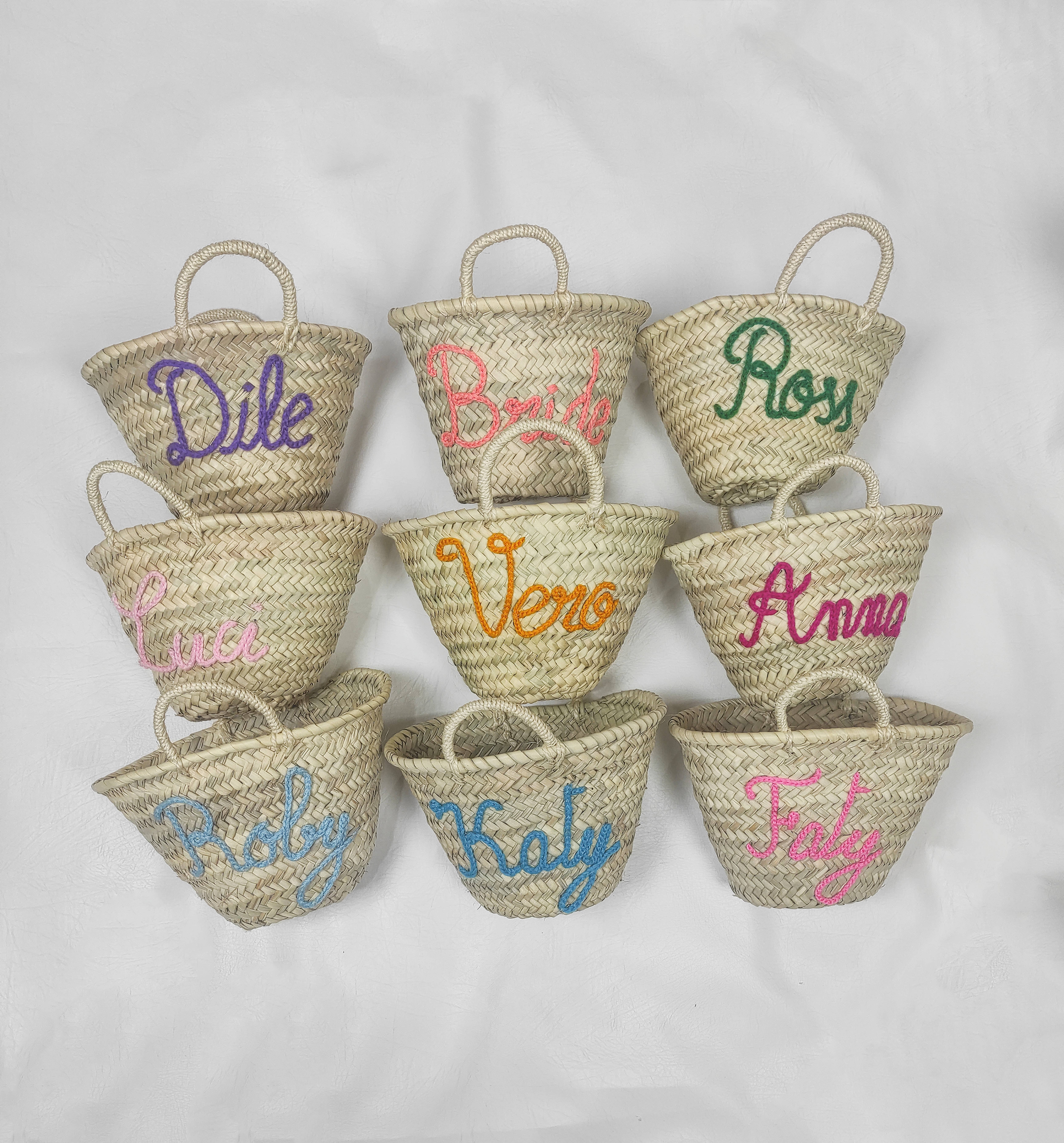 ProHandmadeDesign - Vente Sac de plage - Sacs en paille personnalisés élégants, parfaits pour les baby showers7