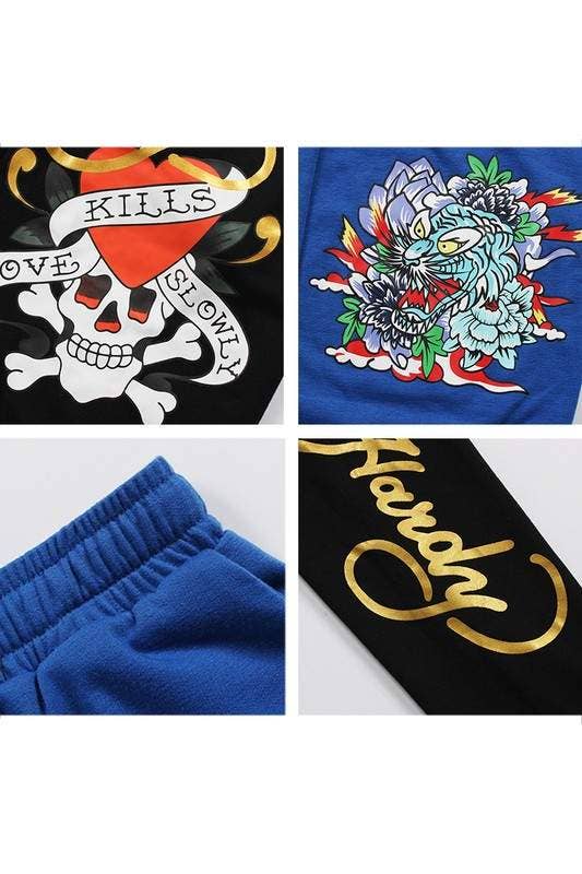 Fashion Combination – wholesale Top & skirt set – Women's – graphic tracksuit set6