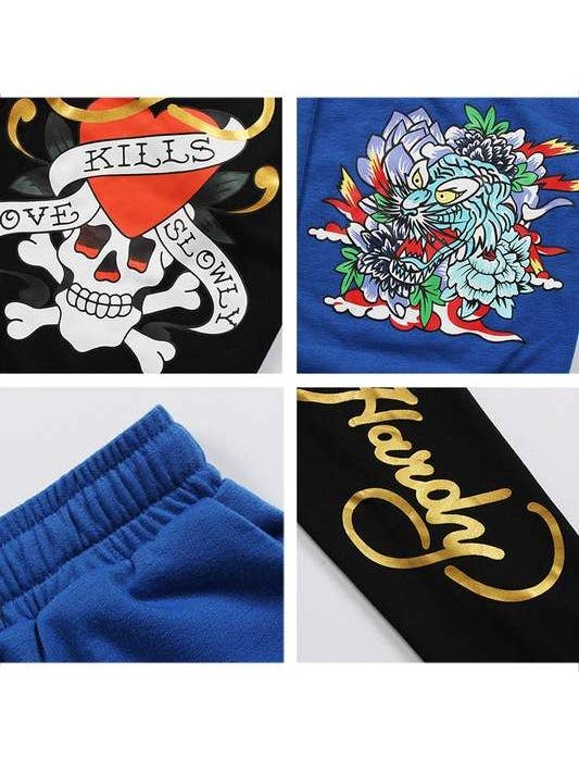 Flarix - Wholesale Top & Skirt Set - Women's - graphic tracksuit set5