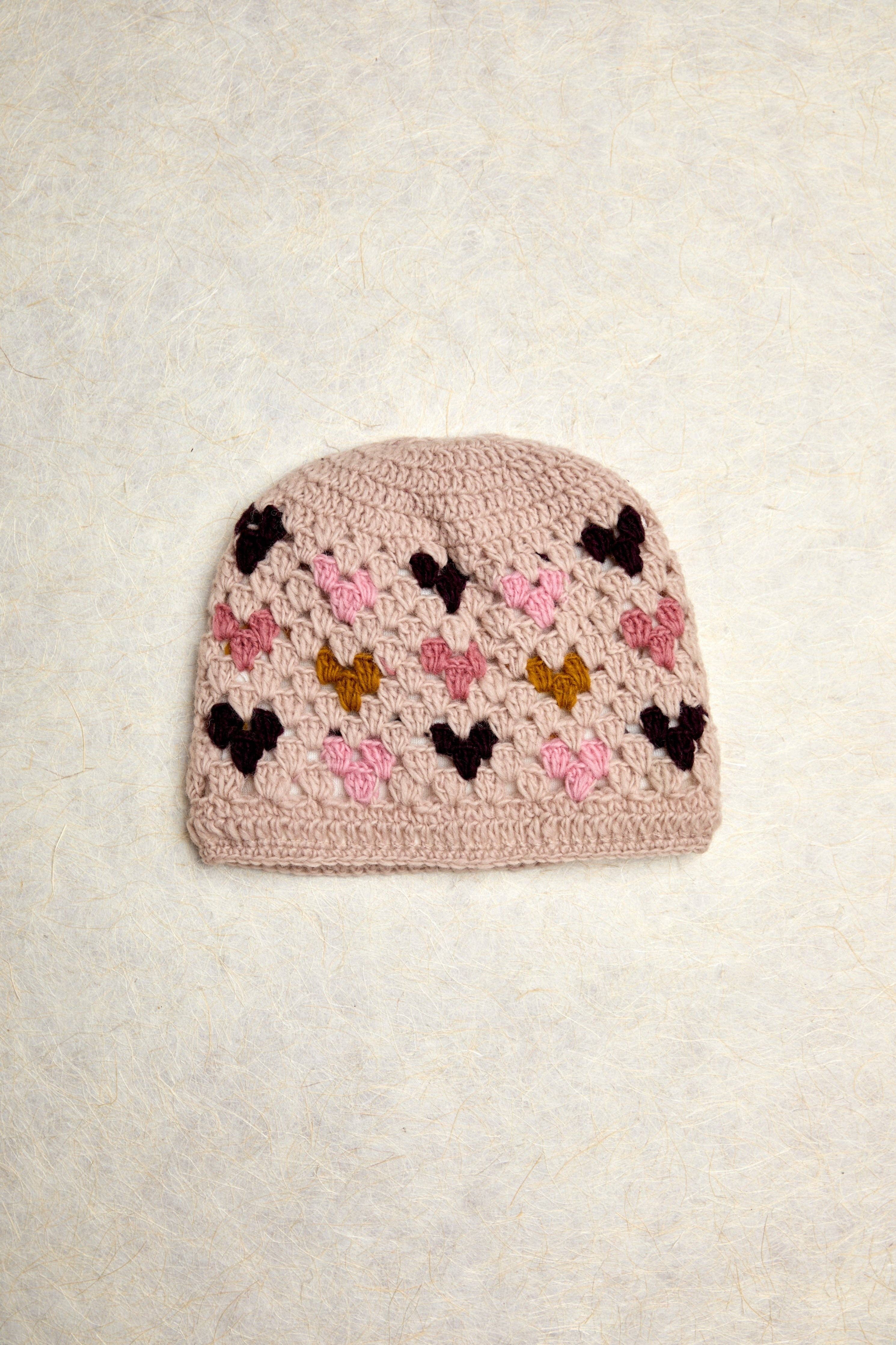 By Many Hands - Wholesale Beanie - Women's - Carina Sunset Crochet Beanie1