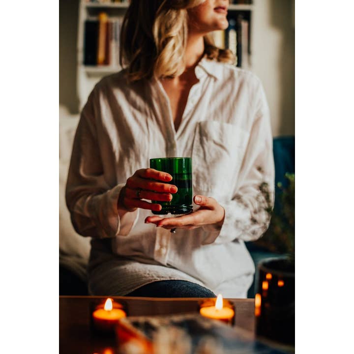 Old Green – wholesale Cocktail/liquor glass – The Fern Tumbler1