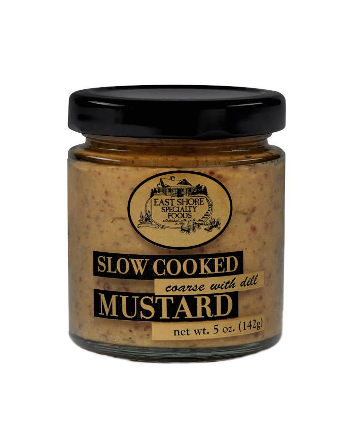 East Shore Specialty Foods, Inc. - Wholesale Mustard - East Shore Mustard - Coarse with Dill Mustard - 5oz